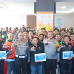 Tingkatkan Kesadaran Berkendara Aman, Satlantas Polresta Bandar Lampung Gelar Safety Campaign dan Safety Riding