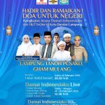 Doa untuk Negeri Digelar di Lampung, Perkuat Persatuan, Perdamaian, dan Kebersamaan
