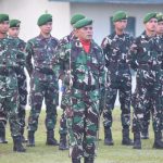 Pupuk Disiplin, Nasionalisme, dan Dedikasi, Prajurit dan PNS Korem 043/Gatam Ikuti Upacara Bulanan 