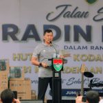 Mirzani Ikuti Gerak Jalan Sehat dalam Rangka Peringati HUT ke 1 Kodam XXI/Radin Inten dan HUT ke 81 RI