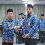 Sekdaprov Lampung Marindo Lantik Pejabat Pengawas dan Fungsional 
