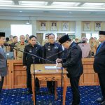 Sekdaprov Marindo Lantik Dua Pejabat Pimpinan Tinggi Pratama